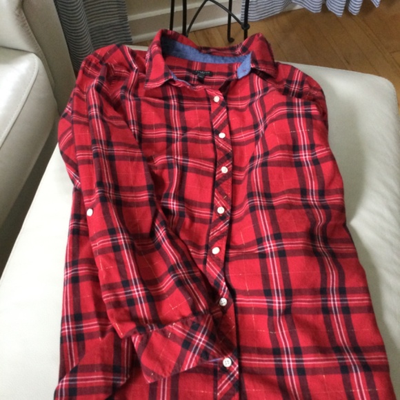 Talbots Scottish plaid button down shirt - Picture 2 of 3